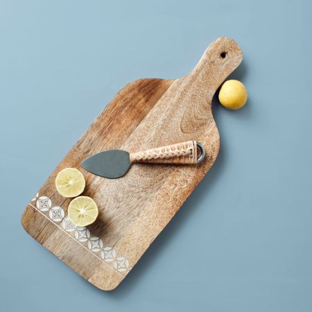 Wooden Chopping Carving Board With Handle  